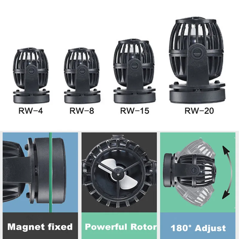 4 размера пропеллер аквариумная волновая помпа аквариум волнистая головка