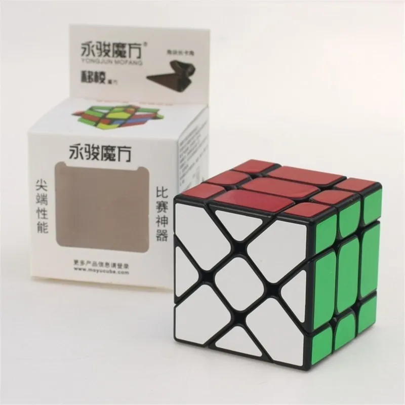 Yongjun 3x3x3 скоростной кубик Магический ступенчатой формы магический нео куб Alpinia