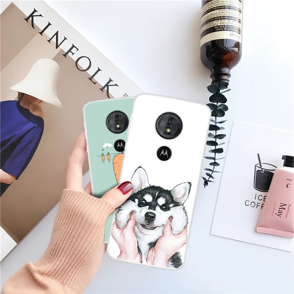 Модный чехол для телефона с милыми мультяшными животными Motorola Moto E5 Play рисунком