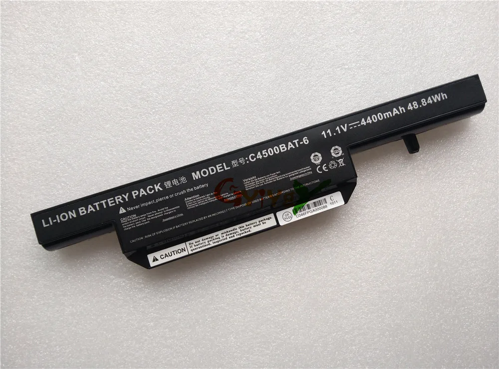 C4500BAT 6 Аккумулятор для ноутбука Clevo W150 W150DAQ W150HRM W150HM W150HNQ W150HN W150ER W150ERQ | Отзывы и видеообзор