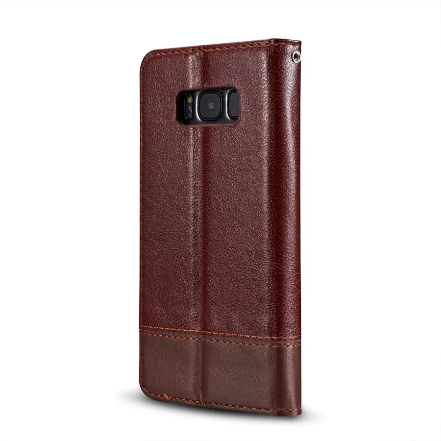 Fashion Flip PU Cover Case for Samsung Galaxy Note 8 Note9 Stand Wallet Handmade Built-in Magnets Compact Fundas | Мобильные