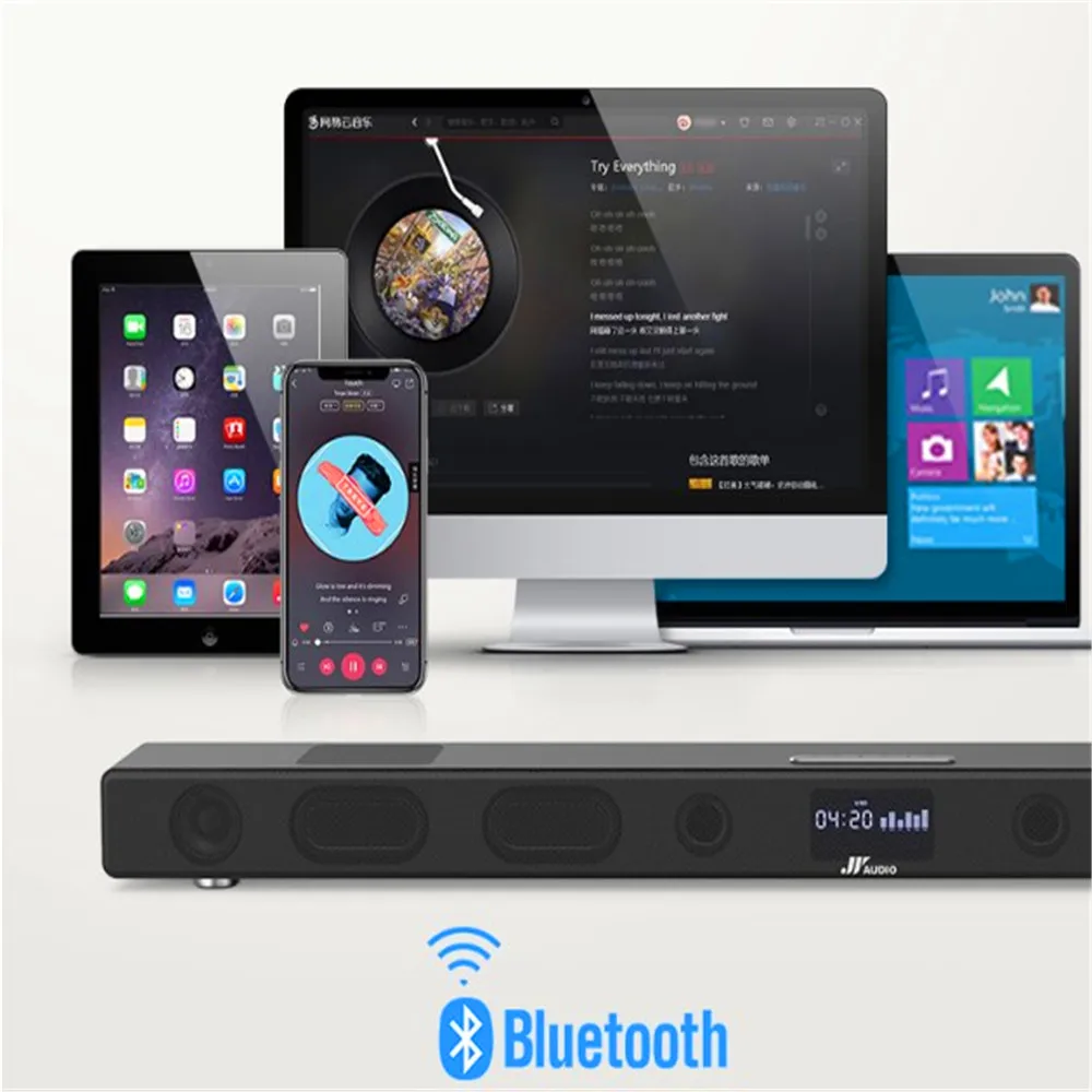 Домашняя аудиосистема, Bluetooth колонка, музыкальный центр, Саундбар 5,1, домашний кинотеатр, звуковая панель, акустическая система для ТВ, настенная музыкальная система