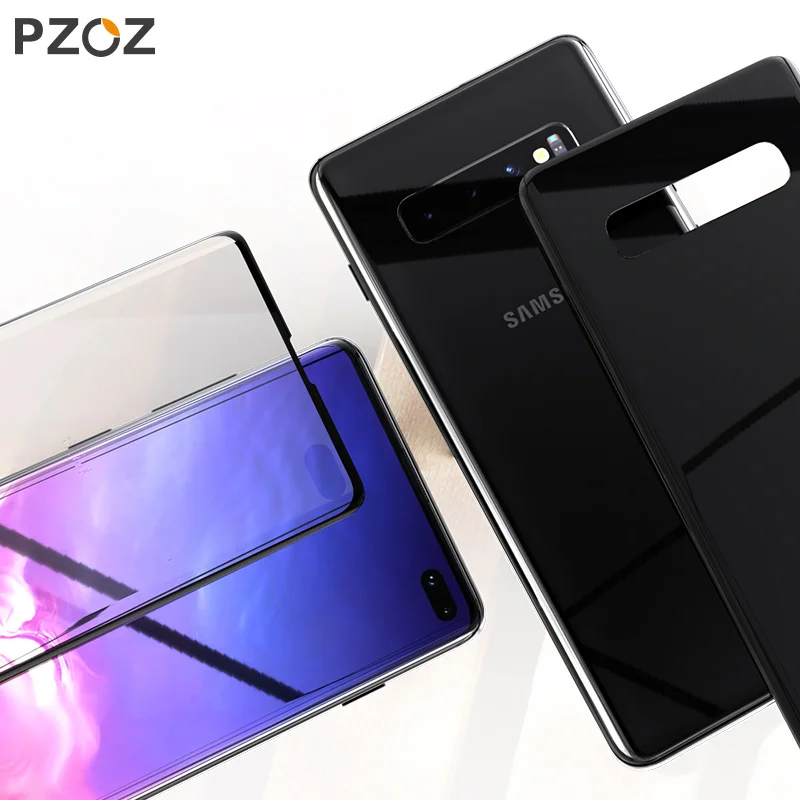 Мягкая защитная пленка PZOZ 3D PET для Samsung Galaxy S10 S8 S9 Plus S10e Note S 8 9|Защитные стёкла и