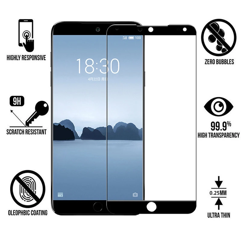 Закаленное стекло для Meizu 15 pro 6 7 plus 5c A5 M6 Note Защитная пленка экрана Maisie 6pro 7pro C5 5A m6