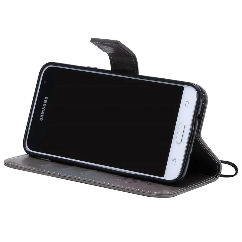 Для Samsung Galaxy J5 2015 Чехол кошелек чехол для телефона из искусственной кожи J500 J500H J500F