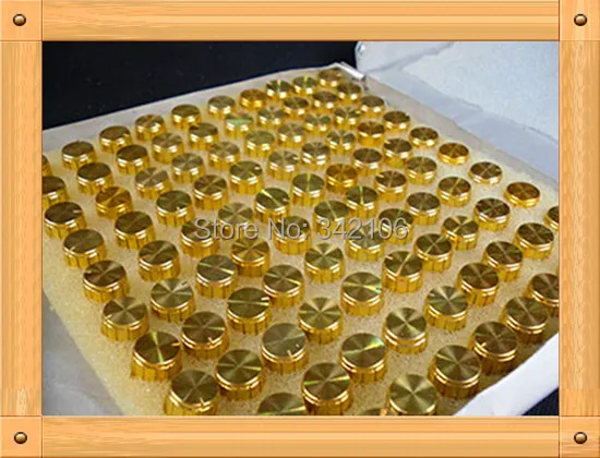 Бесплатная доставка! 20 шт. алюминиевая ручка потенциометра/регулятор