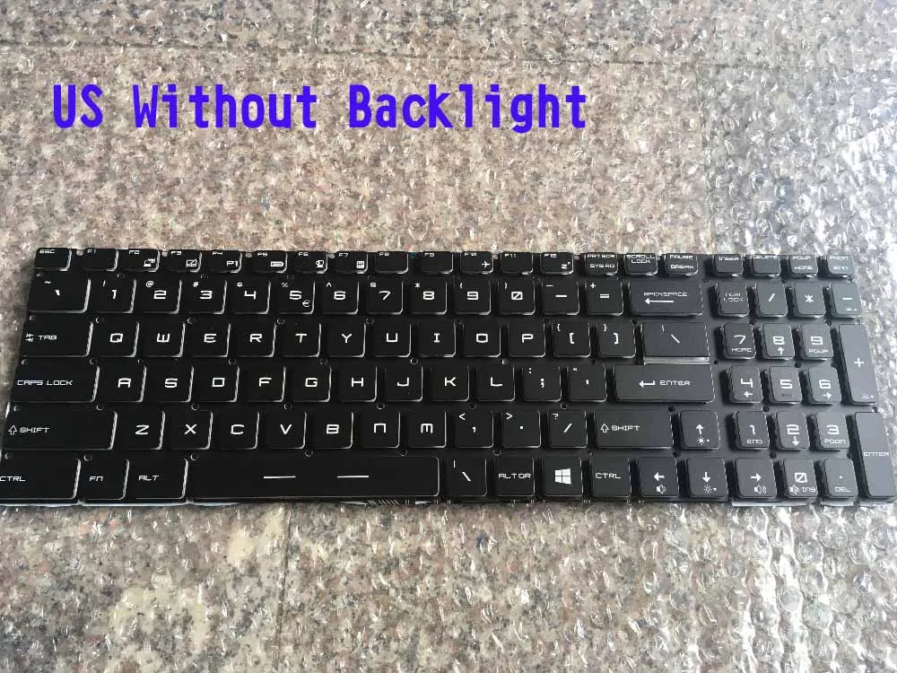Клавиатура для MSI GL72 GP72 GE62 GE72 GL62 GP60 GS70 GL72M с