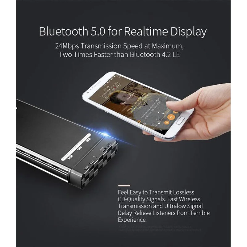 XDUOO 05BL bluetooth5.0 цифровой поворотный стол для XD 05 усилитель наушников SBC AAC CSR8670 без