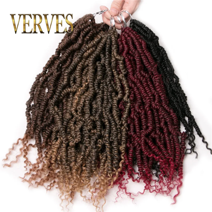 VERVES весенние плетеные волосы для наращивания 12 дюймов 24 пряди/упаковка афро