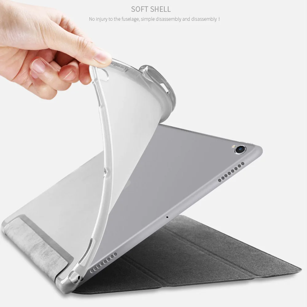 Ультра тонкий чехол для смарт-телефона iPad Pro 10 5 из искусственной кожи с
