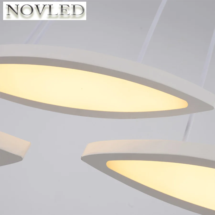 Fashion Modern Minimalist Three-headed Glass LED Chandelier Restaurant Room Light Home Lamp Pendant Ceiling Lamps | Лампы и освещение