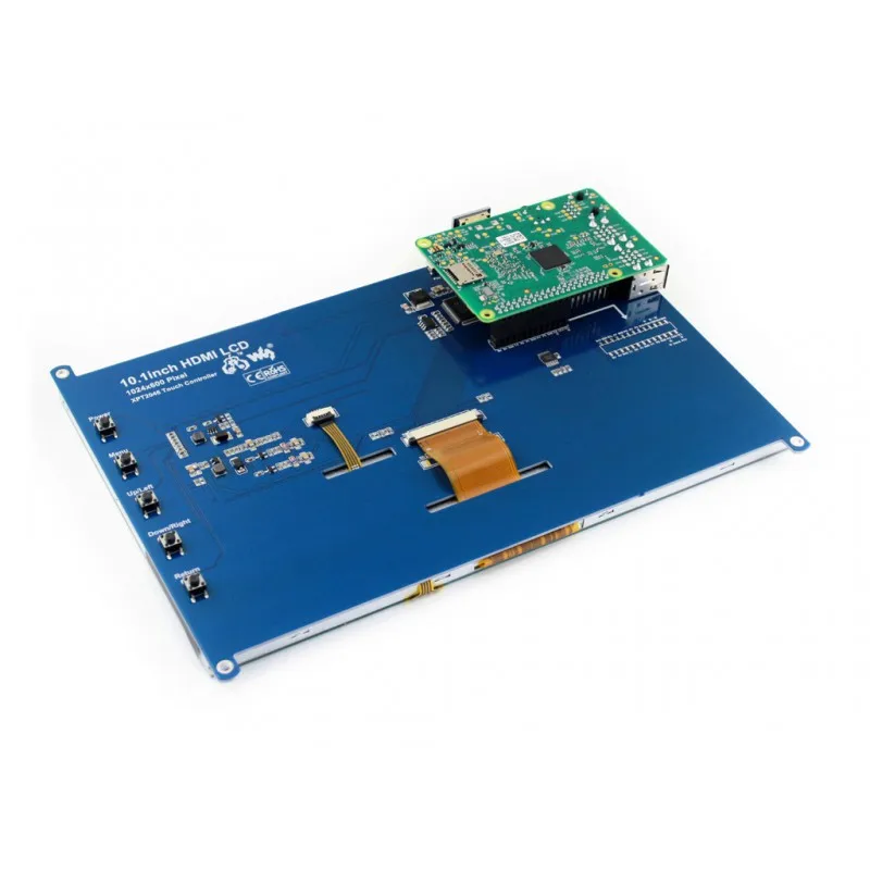10,1 дюймовый HDMI ЖК-дисплей модуль резистивный сенсорный экран 1024x600 разрешение поддержка RPI 3B 3B+ Raspberry Pi Zero W WH
