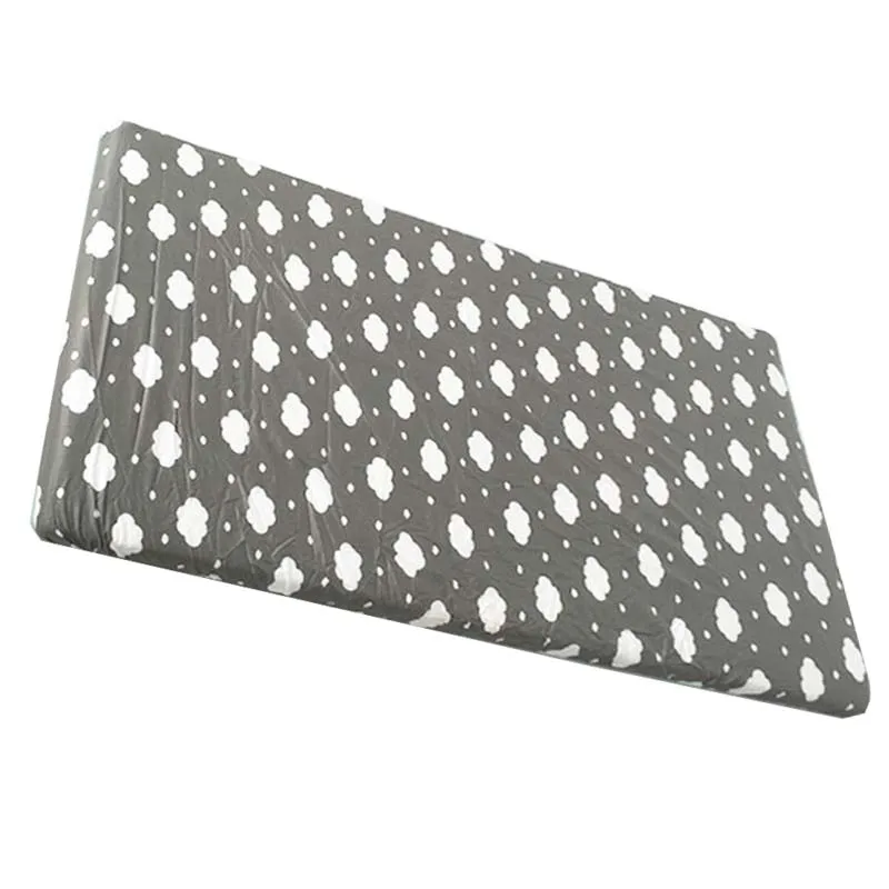 Натяжная простыня для детской кроватки из 100% хлопка с рисунком мультфильмов|crib