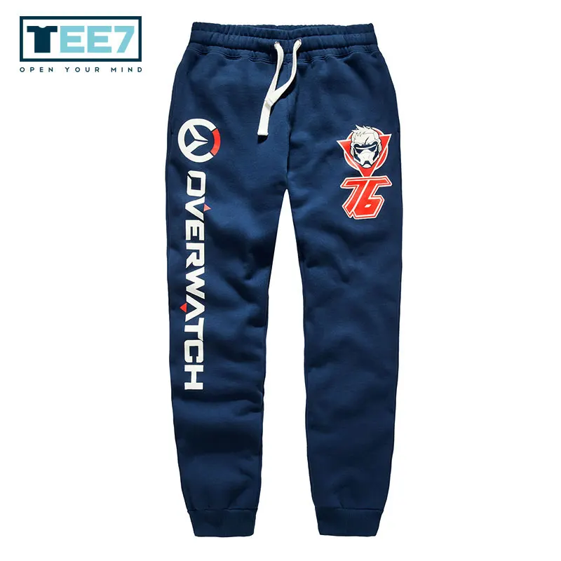TEE7 мужские тренировочные брюки игра OW Reaper Soldier76 хлопок Повседневная мода косплей