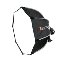 triopo 65cm softbox portable outdoor octagon umbrella for yongnuo yn560 iii iv tr 988 godox v860ii tt600 flash speedlite soft bo