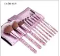 9pcs Makeup Brushes Кисти для макияжа с косметический чехол ENZO Кен 9 шт. макияжа кисть для маскирующих порошок тени для век макияж набора кисточек для макияжа - Handle Color: 9pcs Makeup Brushes