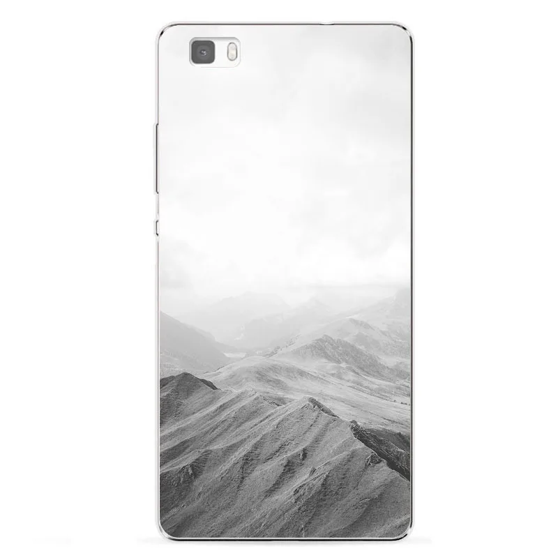 Huawei p8 lite Case Silicon landscape Painting Soft TPU Back Cover for p8lite Phone Protect shell |