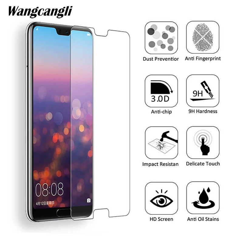 Закаленное стекло для Huawei P20 Lite Защита экрана P20Lite p20 ультратонкое Полноразмерное