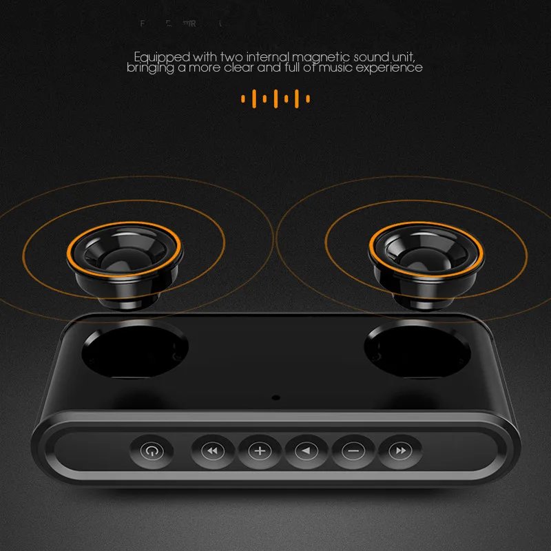Toproad портативный громкоговоритель Bluetooth беспроводной сабвуфер звук мини динамик