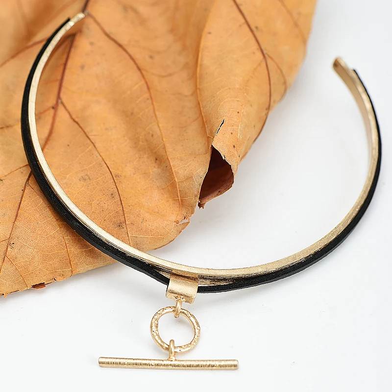 Женское Ожерелье-чокер из цинка ожерелье под античное золото Готическая цепочка