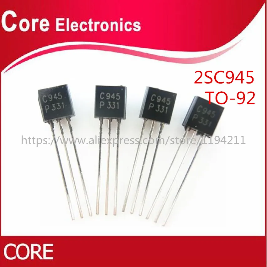ТРАНЗИСТОР 2SC945 C945 NPN TO 92 1000 шт.|Транзисторы| |