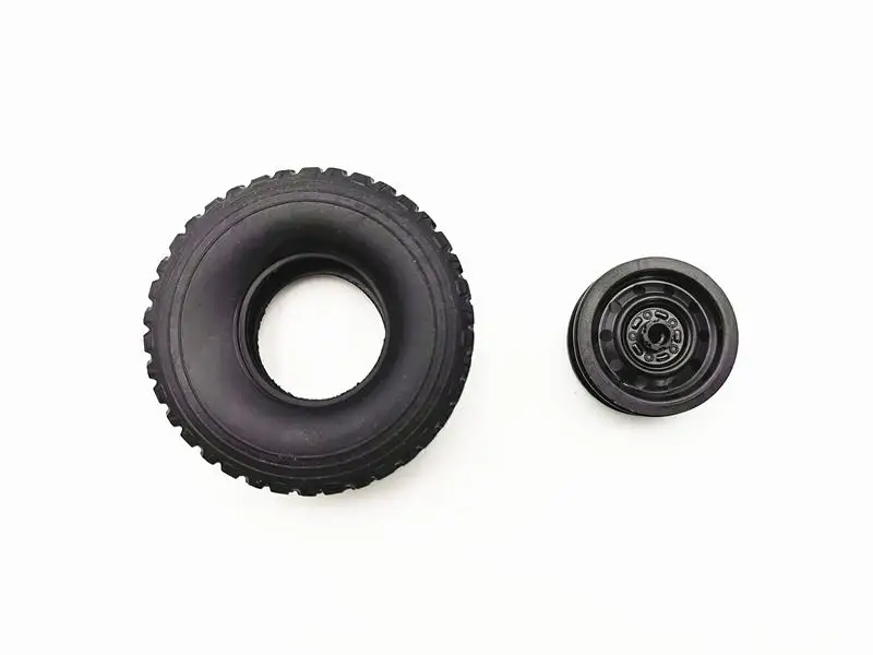 LeadingStar 4PCS/Set HengLong WPL C34 Four-wheel Drive FJ40 Cruiser RC Auto Parts Wheel Tires | &amp Accs