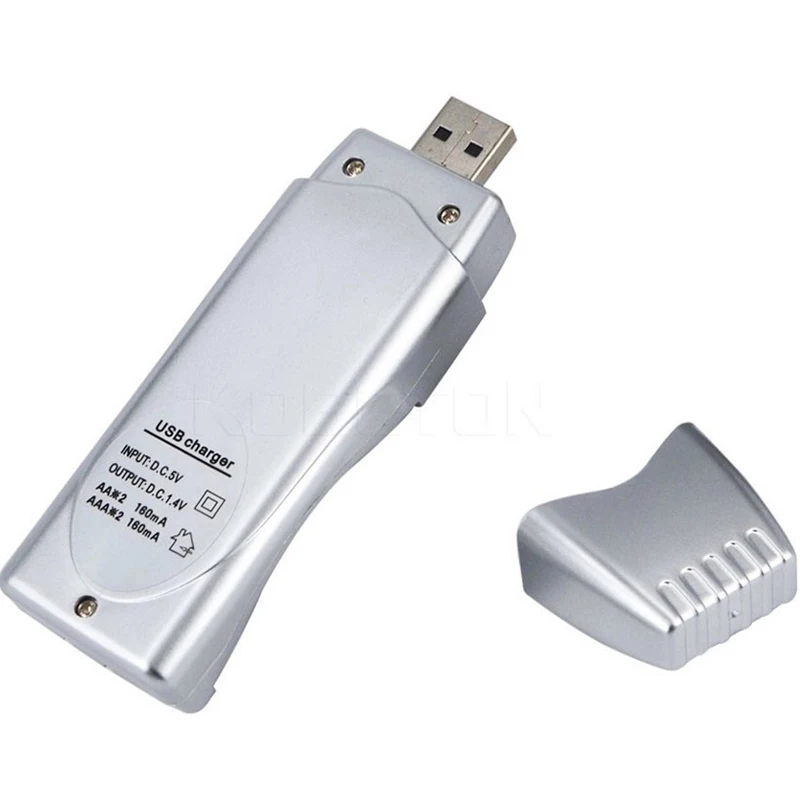 1 шт. USB Зарядное устройство для № 5 7 Металл гидридных или никель зарядки Батарея