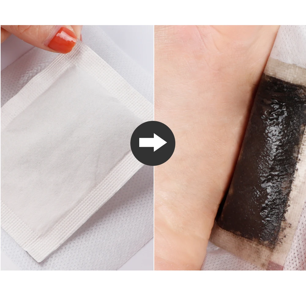 Патчи для ног Detox 10 шт. пластыри ухода за ногами детоксикационные Пластыри с