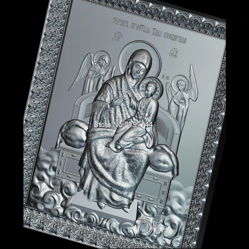 MaicaDomnuluiPeTron 3D модель рельеф STL format Religion 3d для ЧПУ в формате | Инструменты