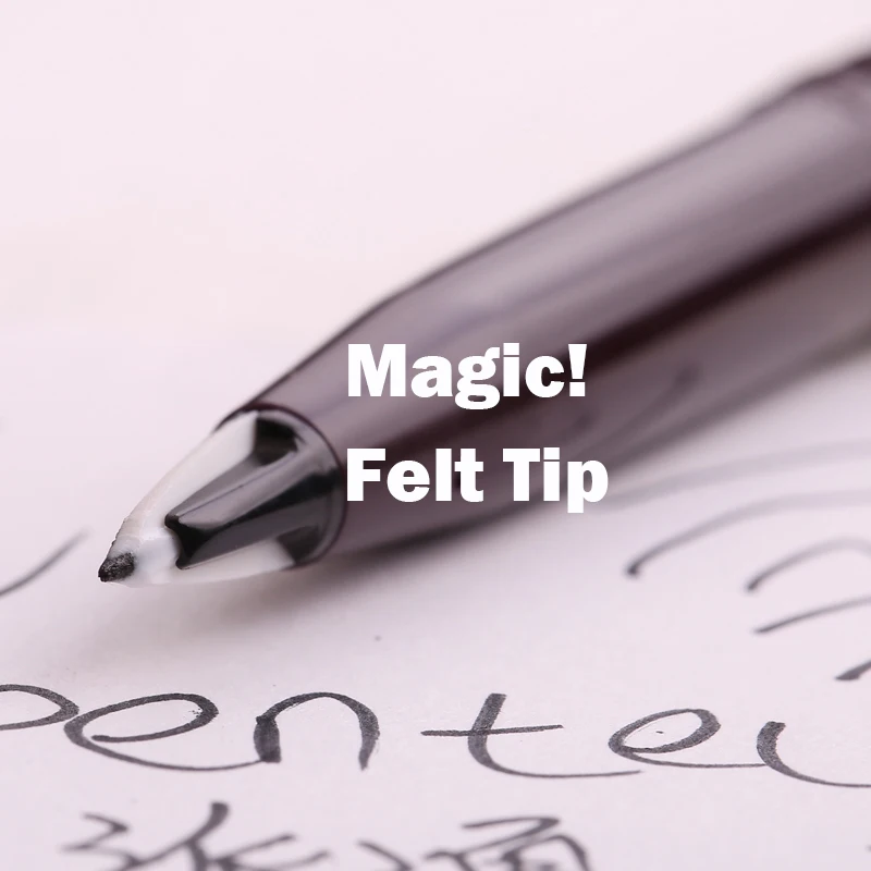 Ручка для каллиграфии Pentel Stylo фломастер с черными чернилами угловой наконечник