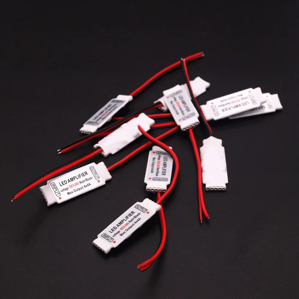 DC 5 24V Мини светодиодный Усилитель RGBW 4A X 4 канала ультра тонкий Портативный
