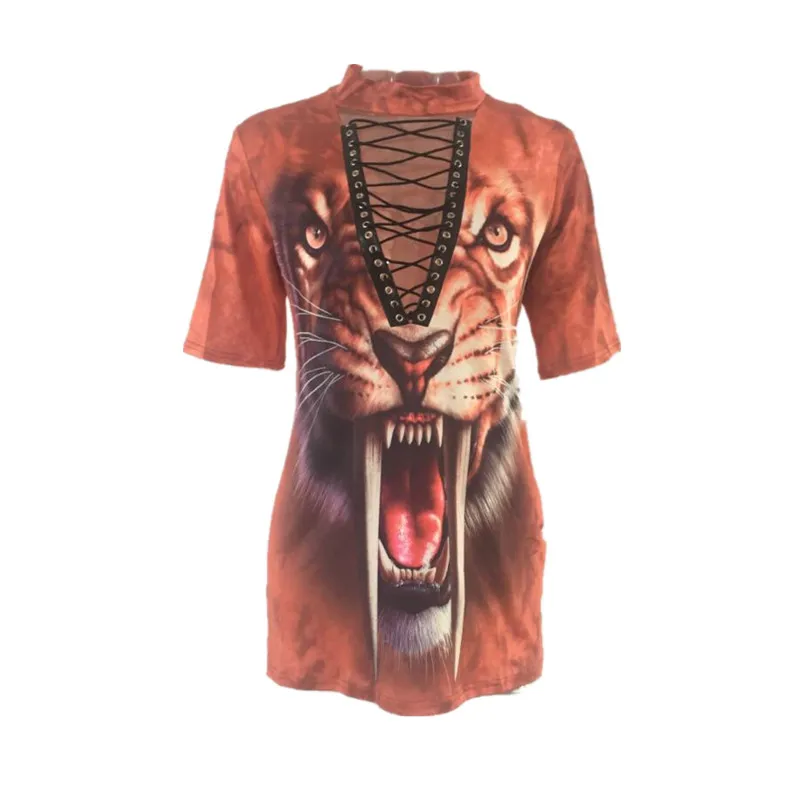 Новинка Женская Повседневная футболка с коротким рукавом и воротником на