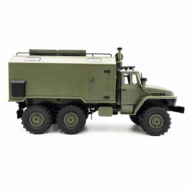 

B36 Ural 1/16 2.4G 6Wd Rc Car Rock Crawler Command Communication Vehicle Rtr Toy Auto Army car toy gifts for kids
