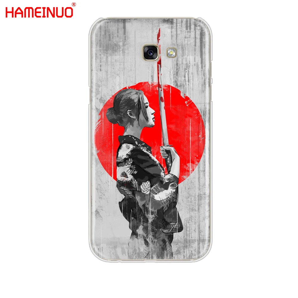 HAMEINUO Япония Самурай ниндзя. Чехол для сотового телефона Samsung Galaxy A3 A310 A5 A510 A7 A8 A9 2016