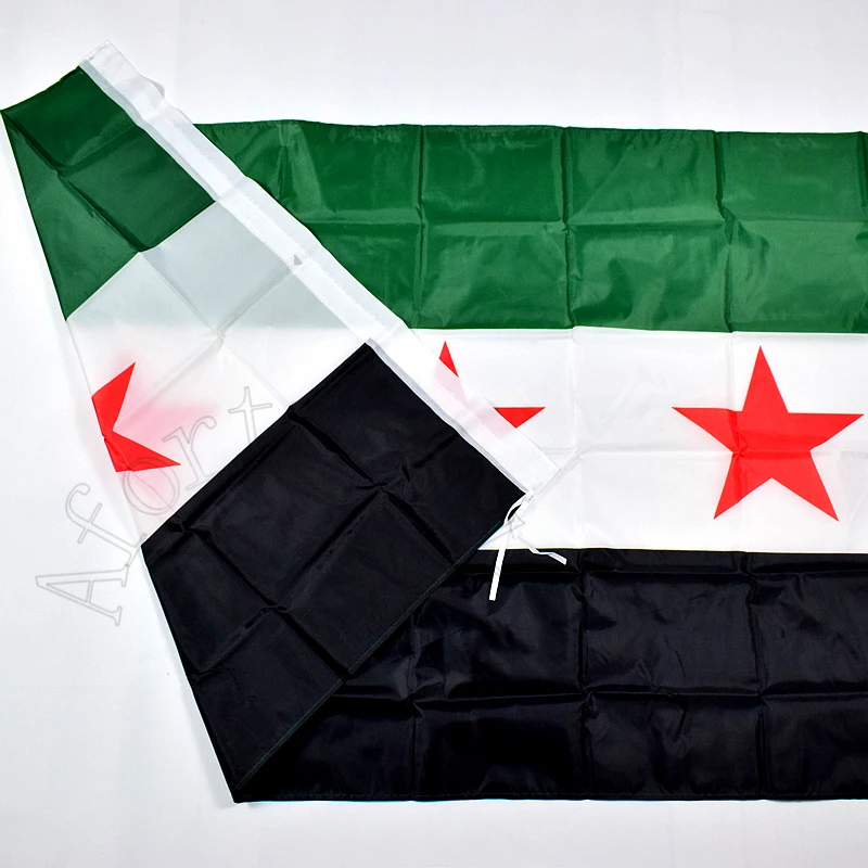 

Syria 90*150cm The Syrian Arab Republic Syrian three star flag Banner 3x5 Foot Hanging Home Decoration flag