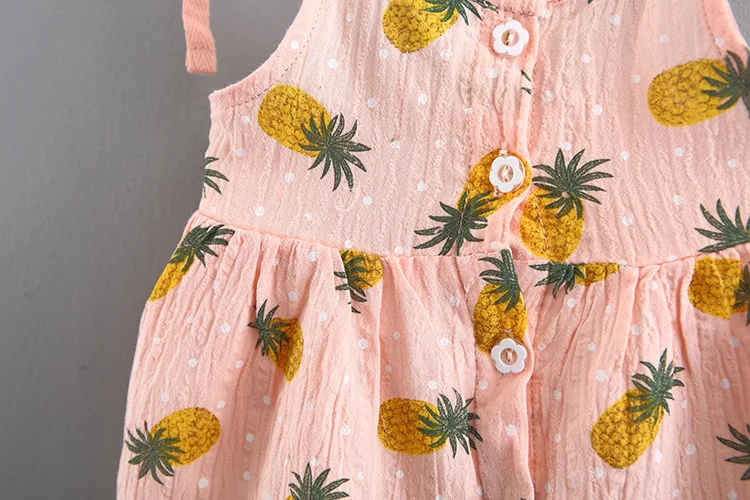 Детская одежда комплект для девочек 2017 г. Летний новый костюм на бретельках