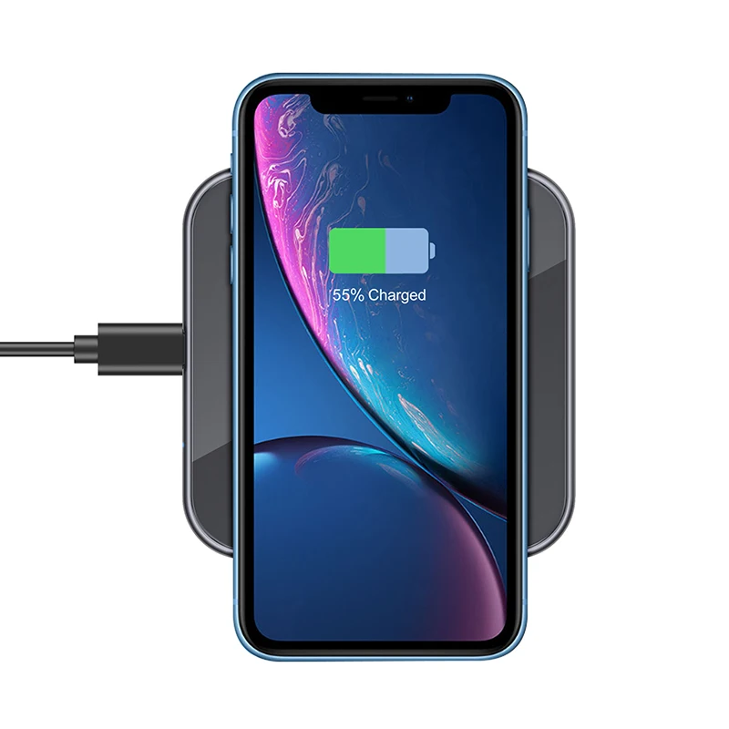 Беспроводное зарядное устройство KEXU Qi Fast Pad 15 Вт 7 5 для Xiaomi 9 2S iPhone XS Max X S10 S10e S9 Plus
