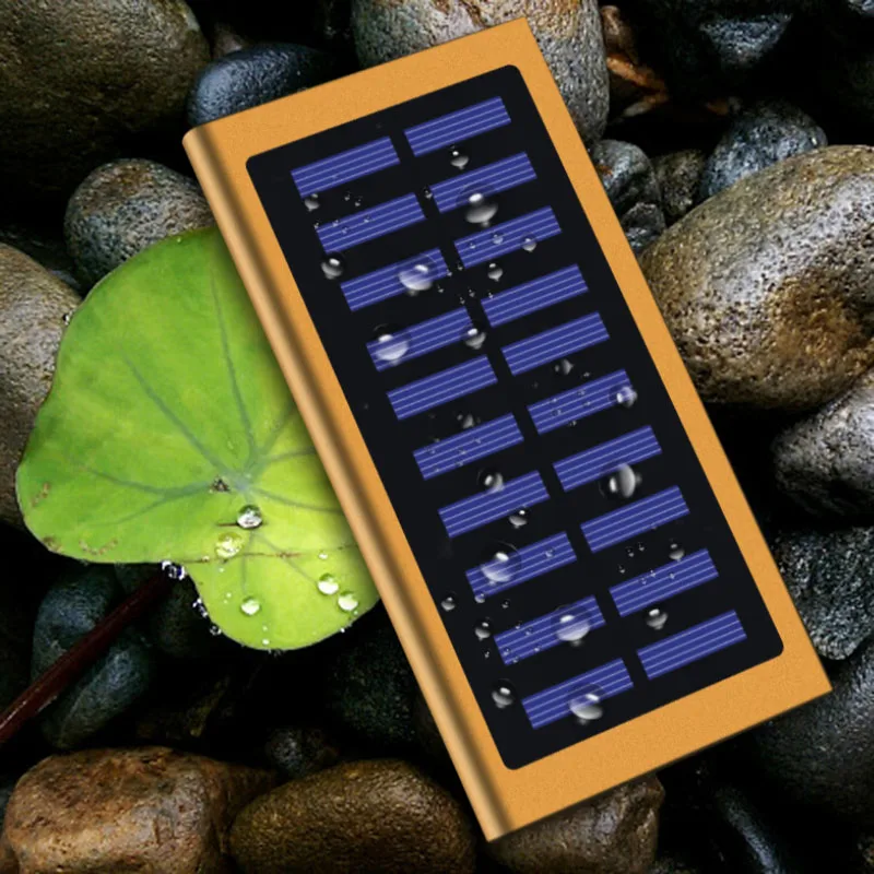 2018 верхняя солнечная батарея зарядное устройство Чехлы 20000 мАч power Bank Внешний