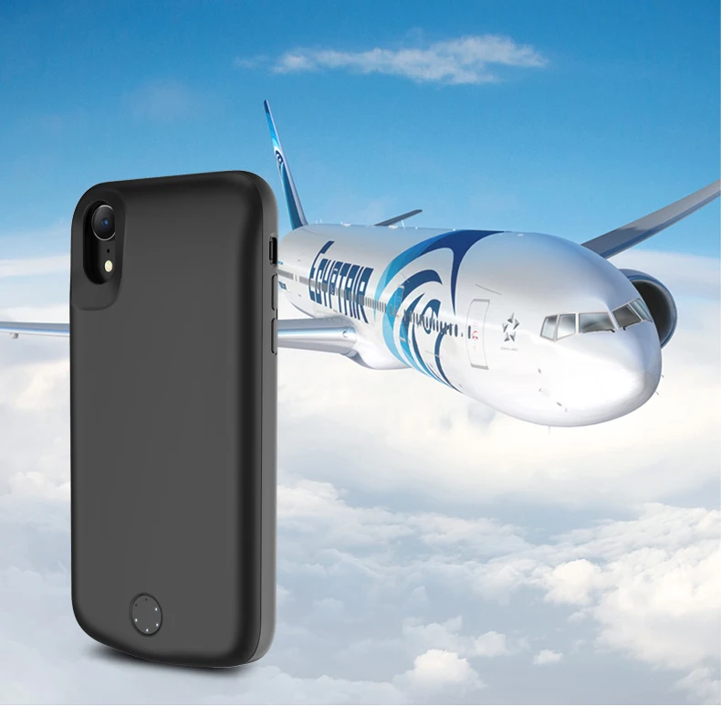 6000Mah New Portable External Battery Case For iPhone XR 6.1&quot XS Max 6.5&quot Spare Charger Power Bank Cover |