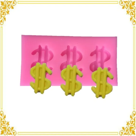 Luyou &quot$&quot Долларовые купюры знак силиконовая модель фонданта шоколадная форма
