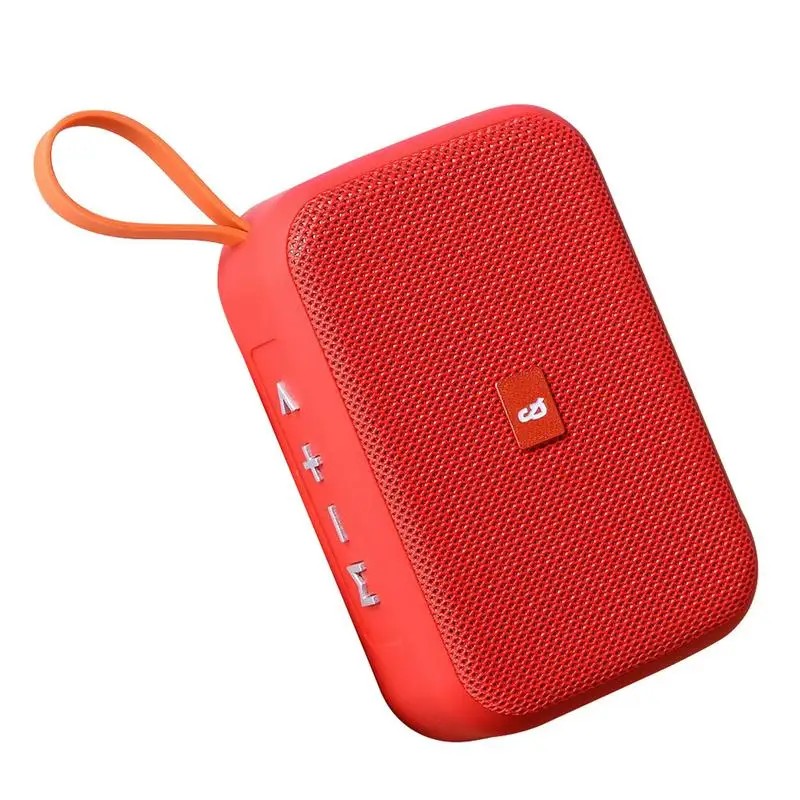 TG506 беспроводной динамик с функцией Bluetooth, квадратный Открытый водонепроницаемый стерео динамик с поддержкой tf-карты 2000 мАч - Цвет: Red