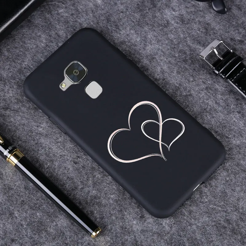 058 Lamo Чехол черный матовый чехол для телефона huawei Honor 5C/Honor 7 Lite/GR5mini/GT3 Nmo-L23 Nmo-L31 силиконовый чехол с рисунком - Цвет: 058