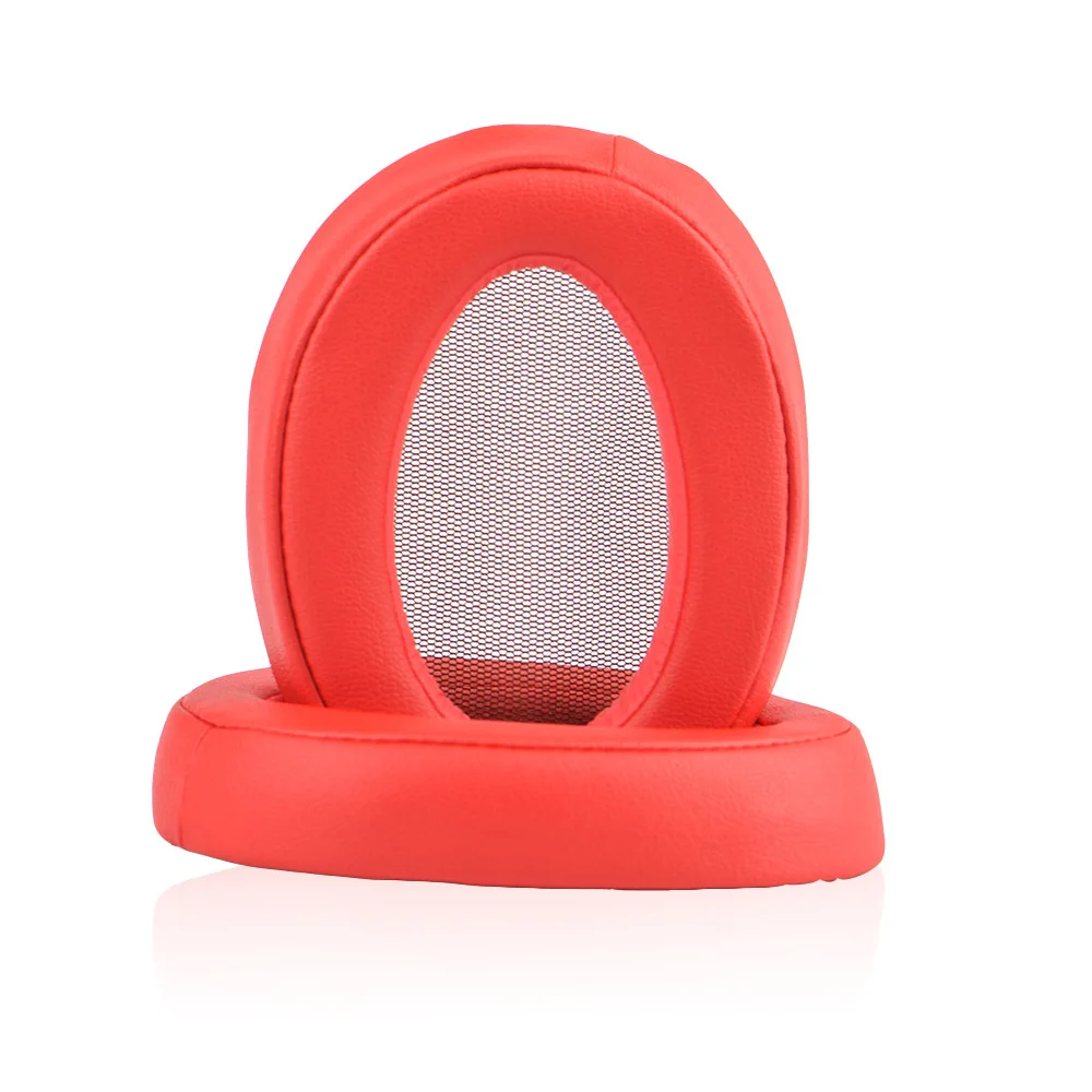 red 1 пара сменных амбушюр подушечки для наушников sony MDR-100AAP 100A H600A наушники чехол для гарнитуры с бесплатным вращением кабельный зажим - Цвет: red
