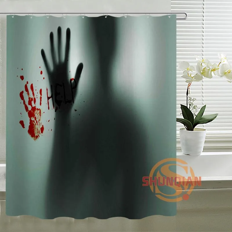 The Walking Dead Horrible Pictures Shower Curtain Bathroom Polyester Fabric Bath Printed | Дом и сад