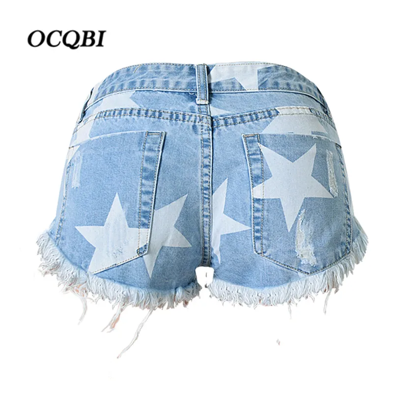 

Plus Size Streetwear High Waist Distressed Tassel Short Jeans for Women Skinny Boyfriend Denim Jeans