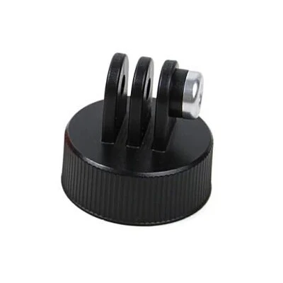 Black Dia37mm бутылка для воды крышка разъема монопод Штатив для серфинга пластиковая бутылка Крепление Адаптер для Gopro Hero Sjcam Yi 4K - Цвет: Black