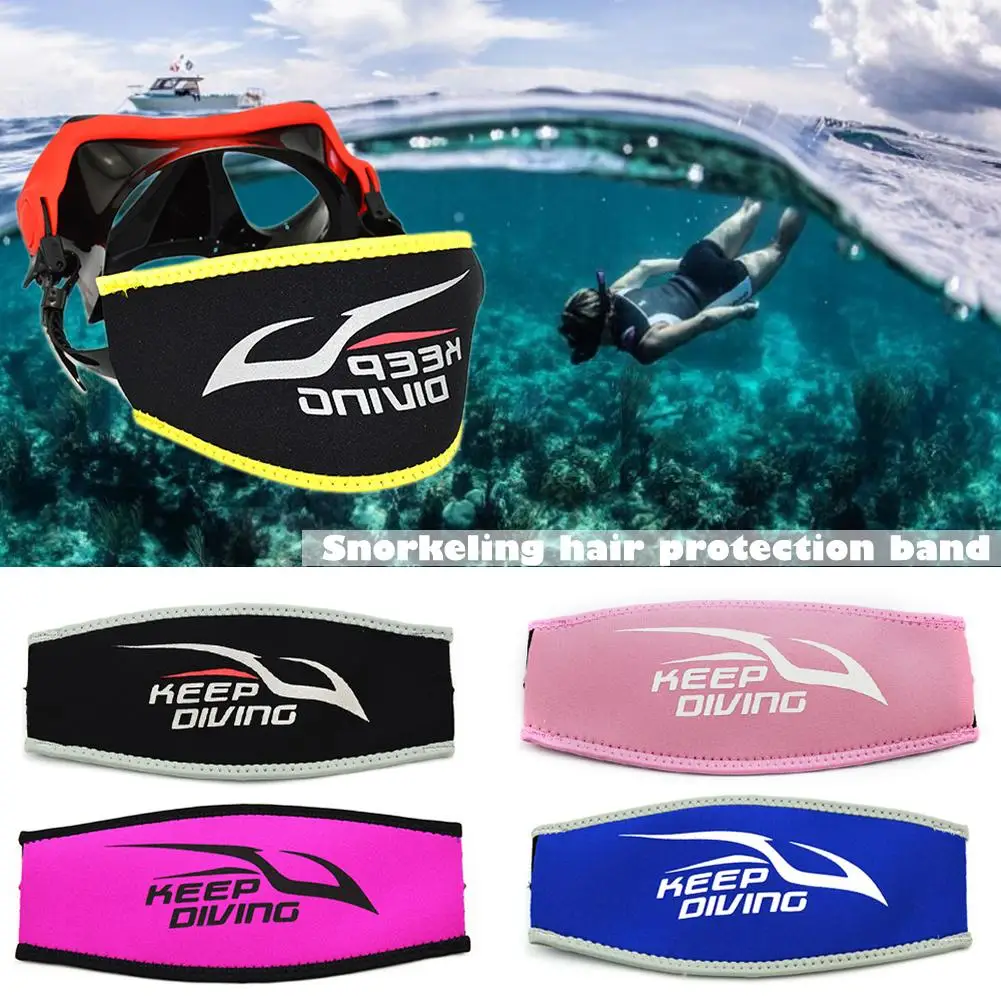 KEEP DIVING Snorkeling Hair Protection Band Fixing Hair To Protect Head Band Diving Mask Band