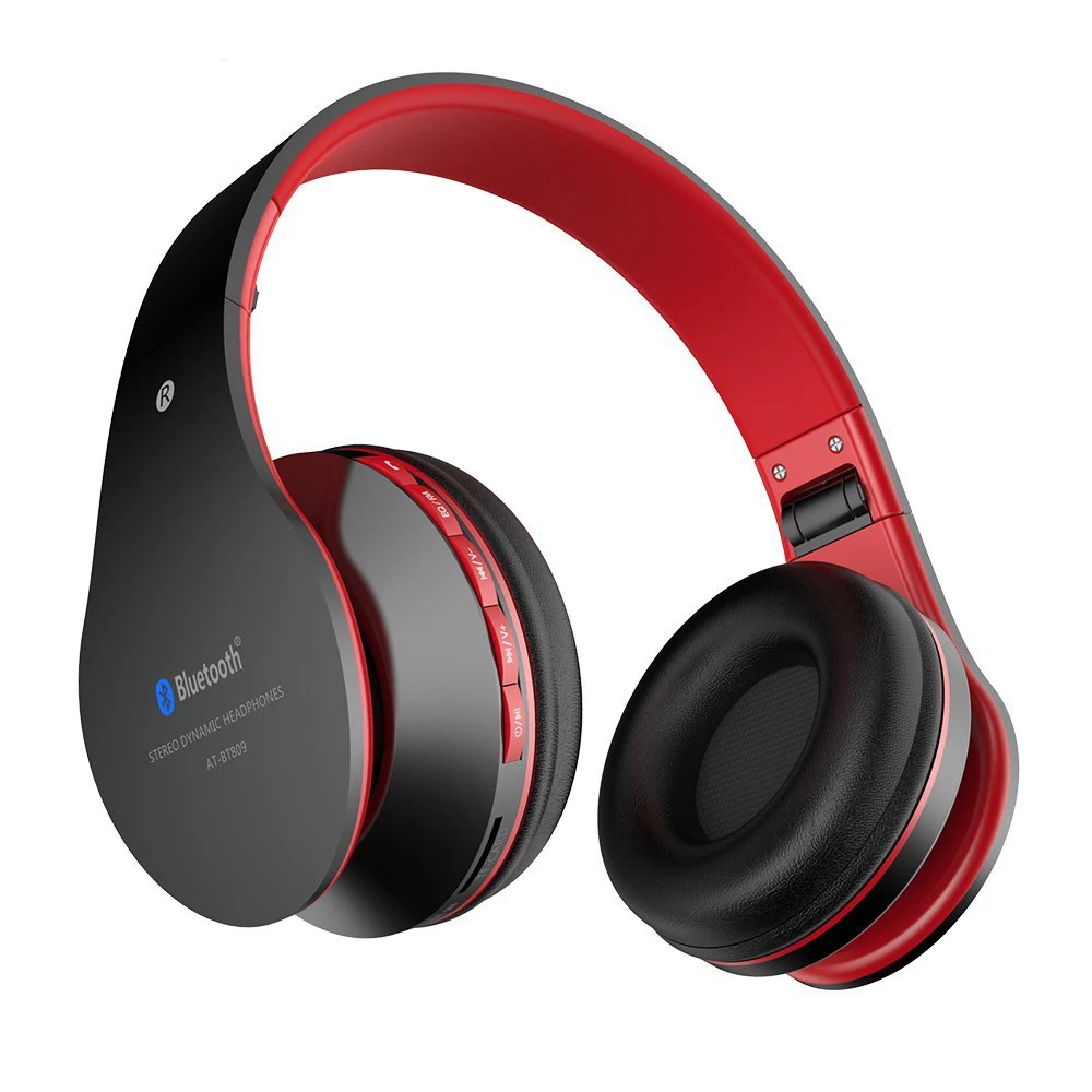 BT809 беспроводные наушники bluetooth стерео звук провода складной гарнитура с micophone