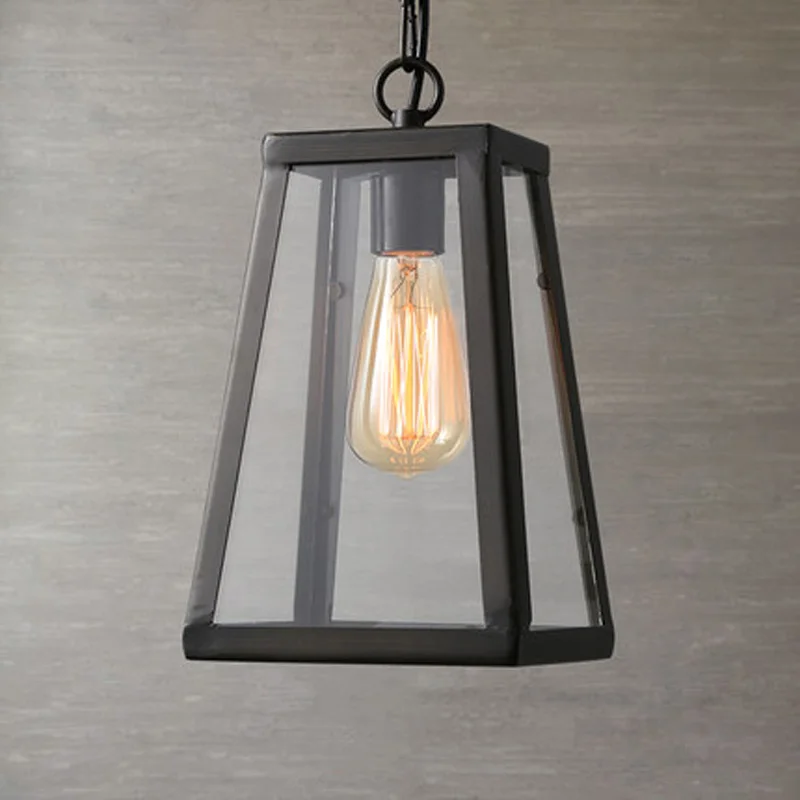 Винтажный подвесной светильник в стиле лофт фермерском простой Эдисона для