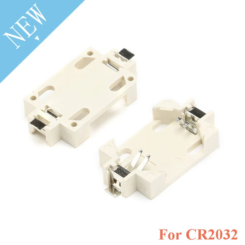 20 шт./10 шт. белый корпус CR2032 SMD Cell гнездо аккумулятора держатель чехол